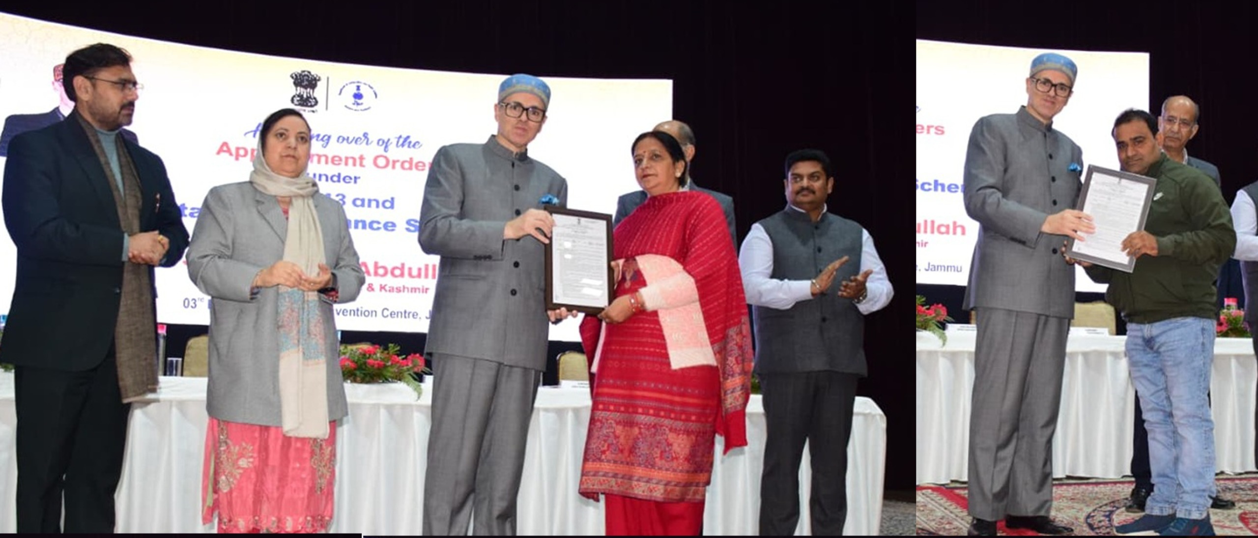 'CM Omar Abdullah hands over appointment letters, regularisation orders'